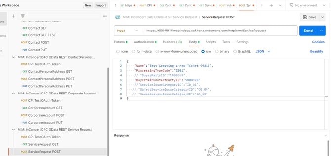 Important parameters when create new ticket from IVR